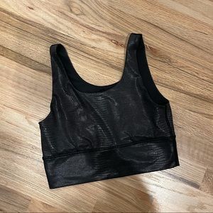Black DYI workout bra
